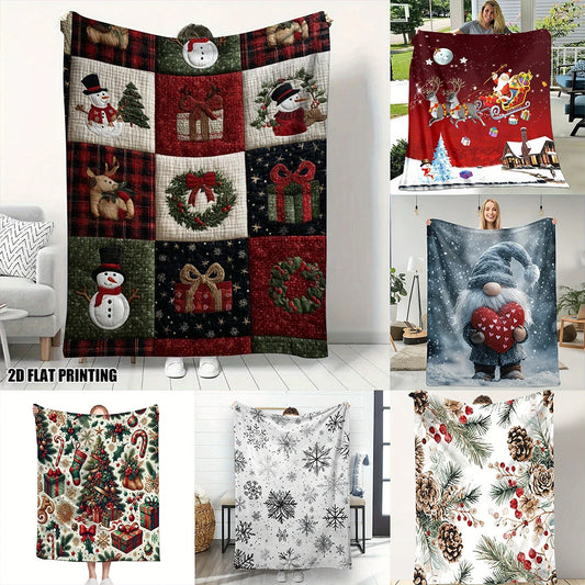 Cosy Holiday Throw 🎁✨